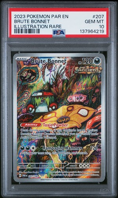 #ad Brute Bonnet Pokemon Pokemon Par En Paradox Rift 207 NM PSA 10 $199.95