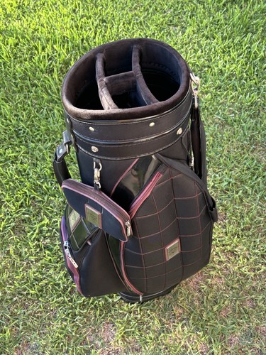 Callaway Women’s Golf Cart Bag Black Patent 6-Way Divider Accessory Pouch Cover - Picture 13 of 19