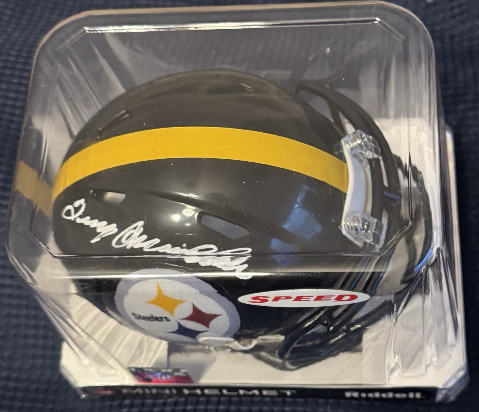 Terry Bradshaw Autographed Signed Pittsburgh Steelers / Mini Helmet Beckett 