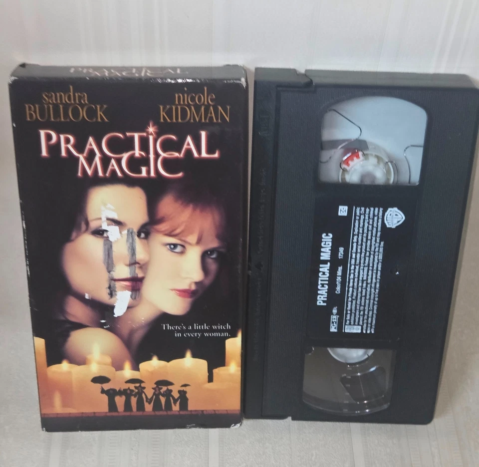 PRACTICAL MAGIC (VHS, 1998) Tested Works Sandra Bullock Nicole Kidman Witches - Image 4 of 4