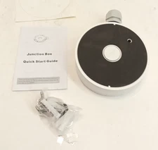 Invid Tech IPM-JB4A Junction Box f/ Paramont Series Cameras White Aluminum Alloy