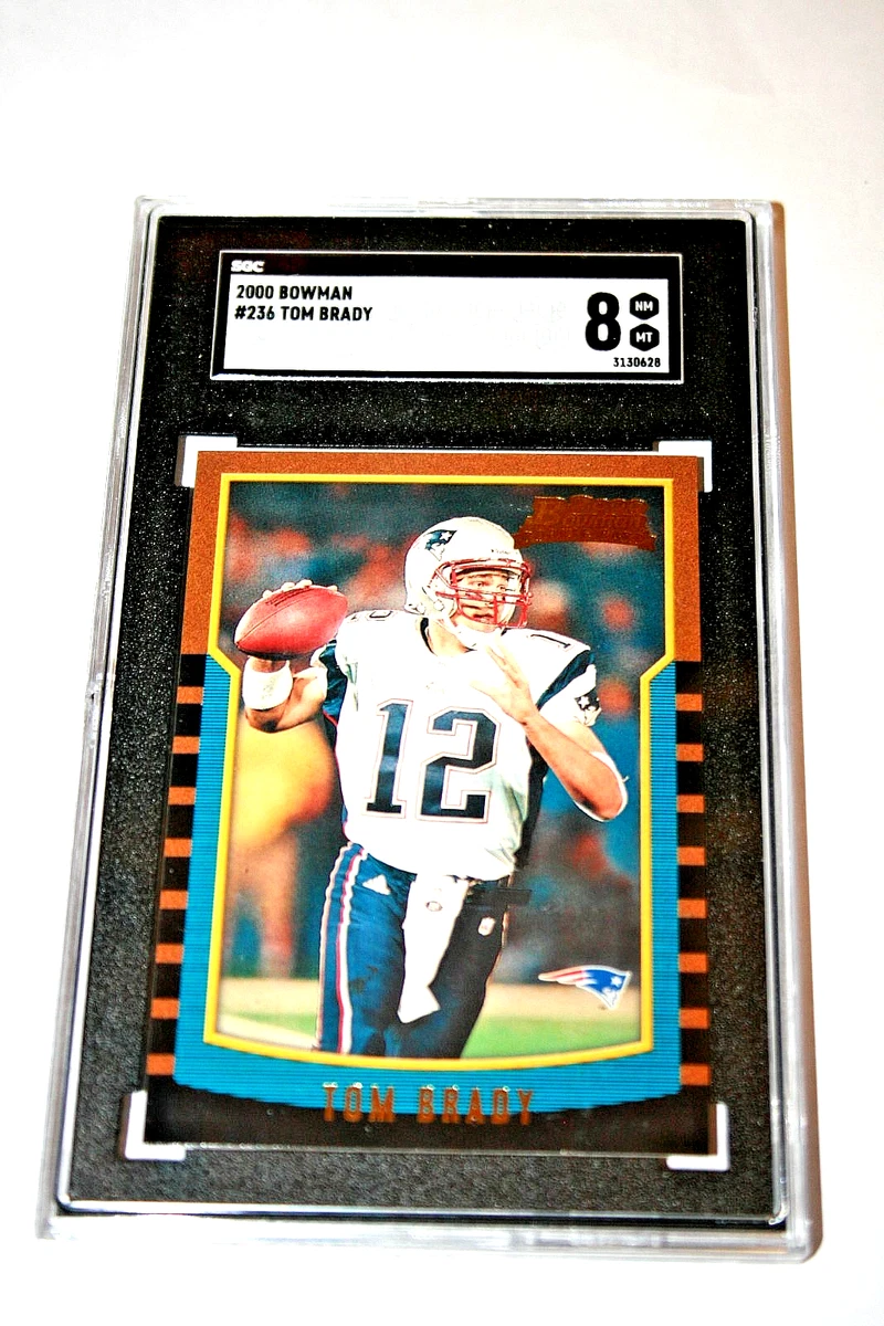 Bowman Tom Brady Football New England Patriots Sports Trading