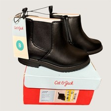 Toddler Tanner Chelsea Ankle Boots - Cat  Jack  Black S 8 Brand New With Box