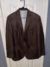 Lauren Ralph Lauren Men  s Brown Suede Blazer Sports Coat Size 42 Long