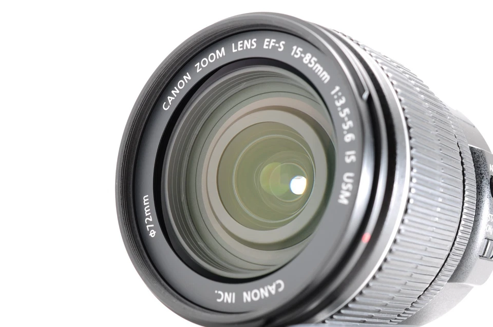 Canon EF-S 15-85mm f/3.5-5.6 IS USM Zoom Lens APS-C w/filter -Near Mint- #8317 - Image 2 of 4