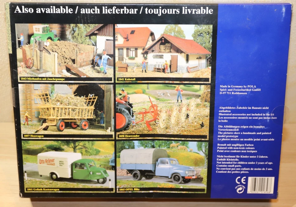 Pola 1856 Tractor, Lanz Bulldog, LGB, G Gauge, Kit Original Packaging - Image 3 of 4