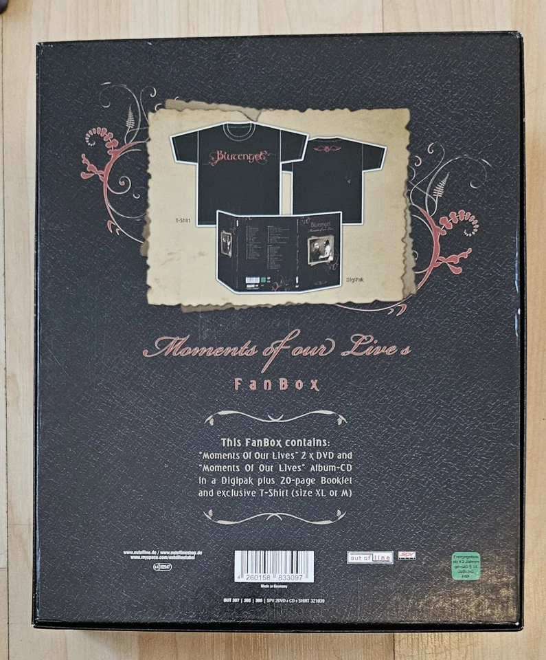 BLUTENGEL - Moments of our lives Limited Box 2 DVD · CD · T-Shirt XL - Bild 2 von 3