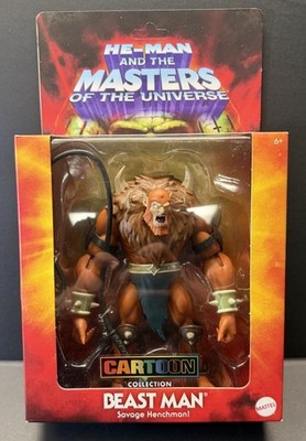 Masters of the Universe Cartoon Collection Beast Man Figure Mattel NEW