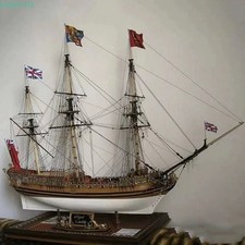Royal Caroline 1/50 Wooden Ship Model Kit French Sailing Boat DIY Gift Ornament