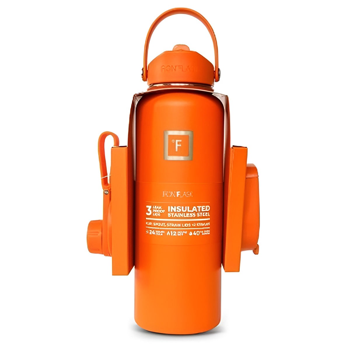 With Plastic Lid Apricot Orange