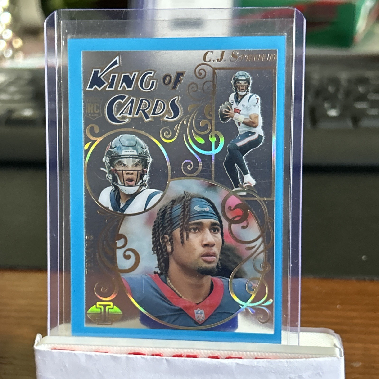 2023 Panini Illusions - King of Cards Light Blue #17 C.J. Stroud /299 (RC)