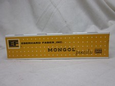 vintage MONGOL Pencils 1 Doz. 12 pencil lot 482 3 Eberhard Faber 1 box NOS pma