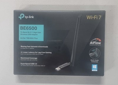 TP-Link Archer TBE400U Plus BE6500 Tri-Band Wi-Fi 7 High Gain Wireless USB