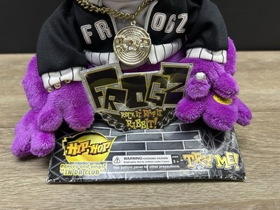 2005 Gemmy Frogz Hip-hop Dancing Frog 50 Cent in Da Club Rap It