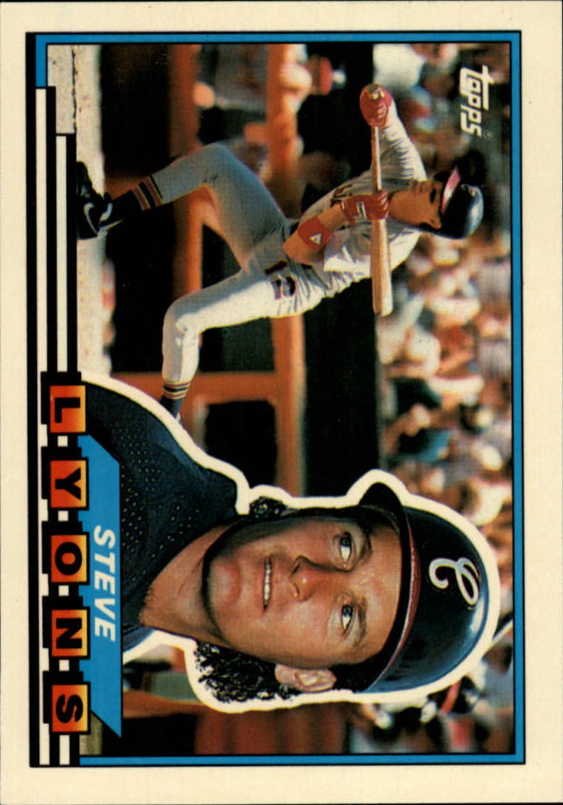 1989 Topps Big #105 Steve Lyons - BB