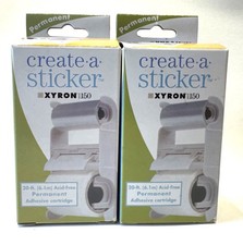 Xyron 150 Create a Sticker Refill Adhesive Cartridge 20Ft Set of 2 New