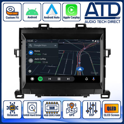 Android Auto Wireless CarPlay Radio Für Toyota Alphard AH20 QLED 9 Zoll MOST