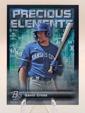 2023 Bowman Platinum Gavin Cross Precious Elements insert baseball card #PE-8