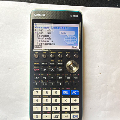 Casio fx-CG50 Graphing Handheld Calculator LCD Display Battery Black/White