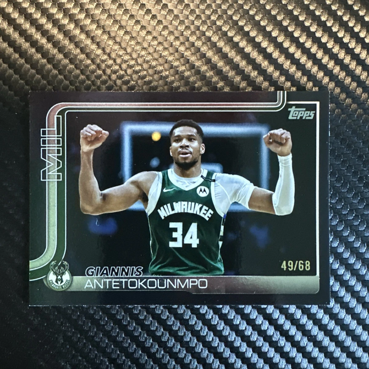 Giannis ヤニス アデトクンボ プレートカード 世界1枚限定 1of1 Giannis Antetokounmpo Basketball Sports Trading Cards