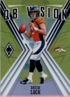 2019 Panini Phoenix QB Vision Yellow #4 Drew Lock /75 - FB