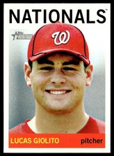 2013 Topps Heritage Minor League Lucas Giolito Rookie Washington Nationals #101