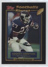 1992 Topps Football's Finest Rodney Hampton #9 4hj