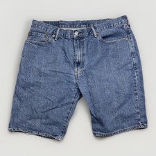 Levi s 505 Regular Fit Denim Jean Shorts Men s Size 38 Y2K Style