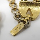 NYJEWEL Vintage Monet Gold Tone Beaded Large Necklace 15" — photo 3