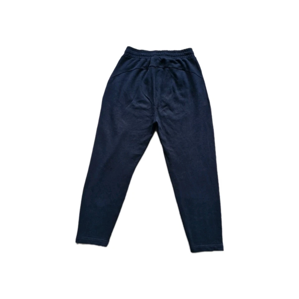 Sweaty Betty Womens Navy Cotton Elasticated Waist Track Trousers. Size Medium. - Image 2 of 4