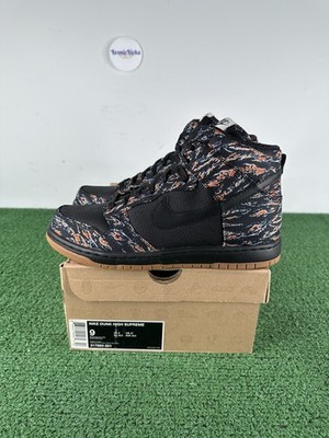 Size 9 - Nike Dunk High Sb Supreme Black - New | eBay