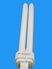 2 x Duralamp G24q-3 26w D/E Duralux Bulb Lamp 1620lm Daylight Energy Saver 6000k