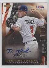 2012 USA Baseball National Team 15U Profile Signatures Nick Madrigal Auto 0b2
