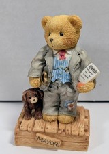 1994 Enesco Cherished Teddies Figurine, " Mayor Wilson T. Beary" Members only