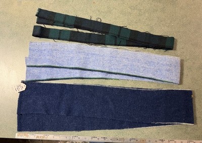 Pendleton Wool Blanket md. weight Fabric Remnants F159
