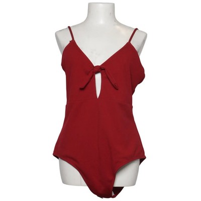 Body, Größe: 2XL, Rot, Elasthan/Polyester, Einfarbig, Damen #TLr