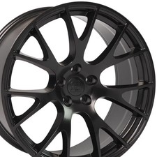 20x9 Satin Black 2528 Rims Set4 Fit Dodge Charger Challenger Hellcat Wheels 20x9 Satin Black 2528 Rims Set4 Fit Dodge Charger Challenger Hellcat Wheels