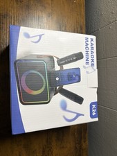 Karaoke Machine with 2 Microphones and Bluetooth Dual-10 Speaker