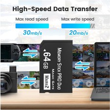 Memory Stick Pro Duo 64GB MARK2 - Compatible with Camera