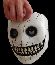 UQJE Scary Horror Smiling Demon Mask Creepy Halloween Scary Mask