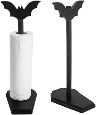 Bat Paper Towel Holder Halloween Gothic Kitchen Bathroom Decor Gift