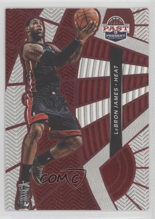 2012-13 Panini Past & Present Treads LeBron James #6 a2e