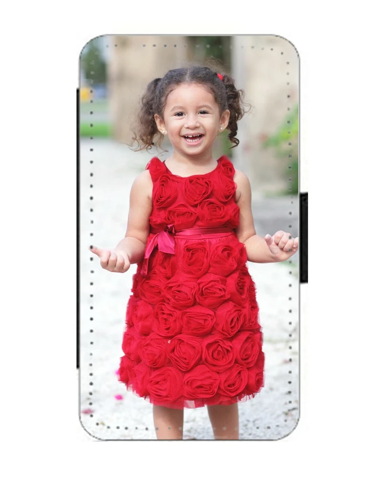 Funda protectora plegable personalizada para teléfono billetera collage personalizada para iPhone Samsung Foto 3 de 4