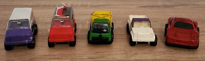 Lot Of 5 Vintage Tonka Mini (3' - 4') Trucks/ Vans/ & Car
