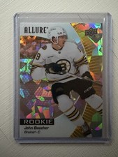 2023-24 Allure John Beecher Rookie Yellow Taxi Parallel #135 Boston Bruins