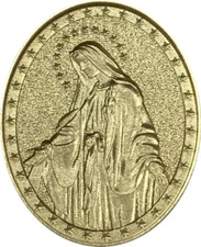 3D Mary, Mother of Jesus, Immaculate Conception - Wax Seal Stamp Head