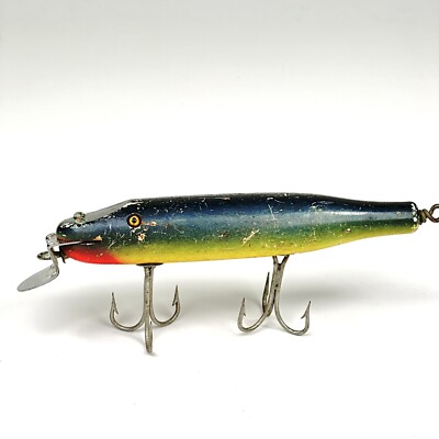 Creek Chub Purple Eel Pikie Glass Eyes Vintage Surfcasting