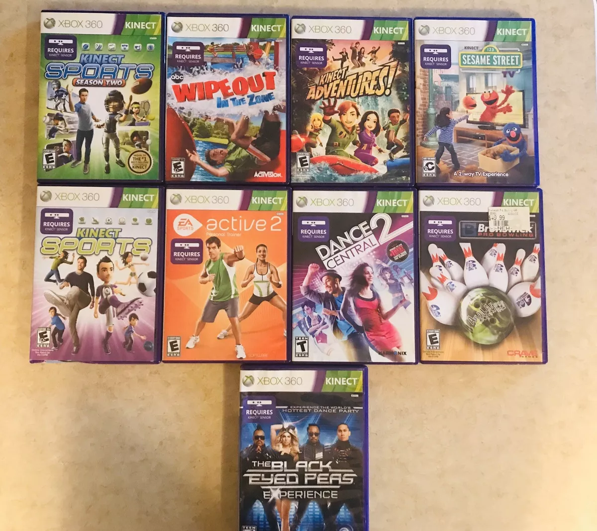 Buy the Bundle of Five Xbox 360 Action & Sports Games