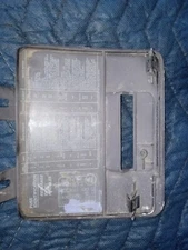 92 - 97 FORD OBS F150 BRONCO F250 F350 LEFT DASH KNEE  FUSE COVER grey OEM