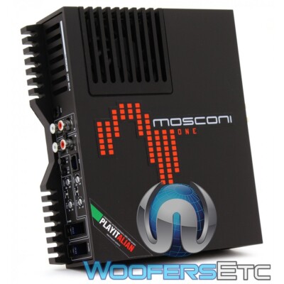 MOSCONI ONE 80.4 AMP 4-CHANNEL 115W X 4 CLASS AB CAR AMPLIFIER